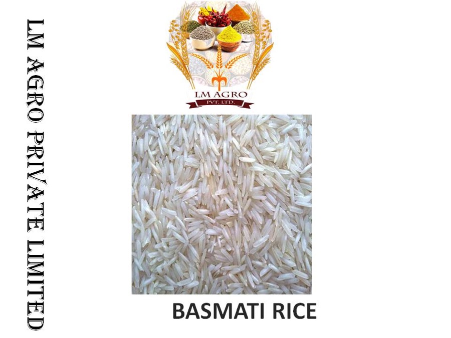 LM Agro Basmati Rice (बासमती चावल) pack — made in Patna, Bihar