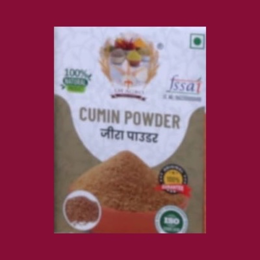 LM Agro Cumin Powder (जीरा पाउडर) pack — made in Patna, Bihar